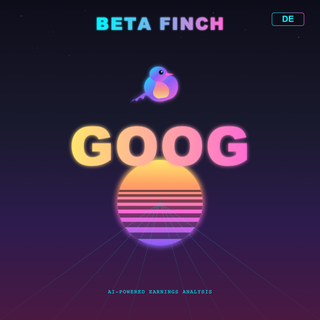 Beta Finch - Alphabet (Google) - GOOG - DE